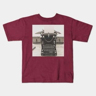 Vintage Typewriter Kids T-Shirt